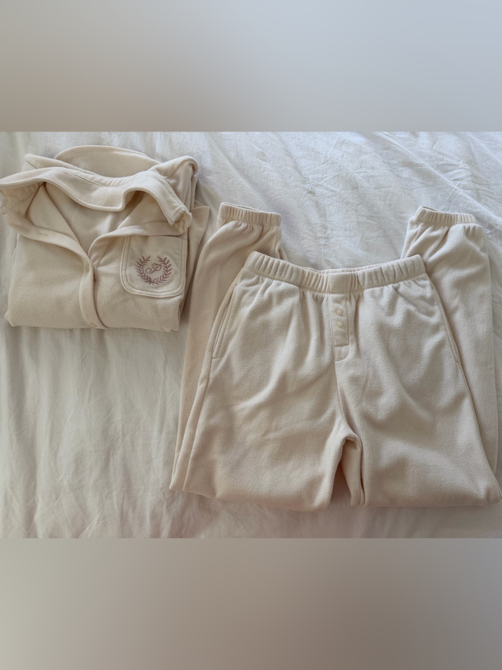 Pink Fleece PJ Set